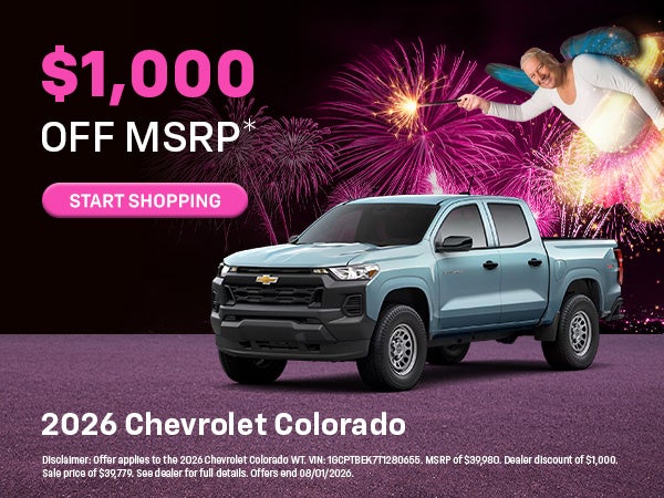 2026 Chevrolet Colorado Offer